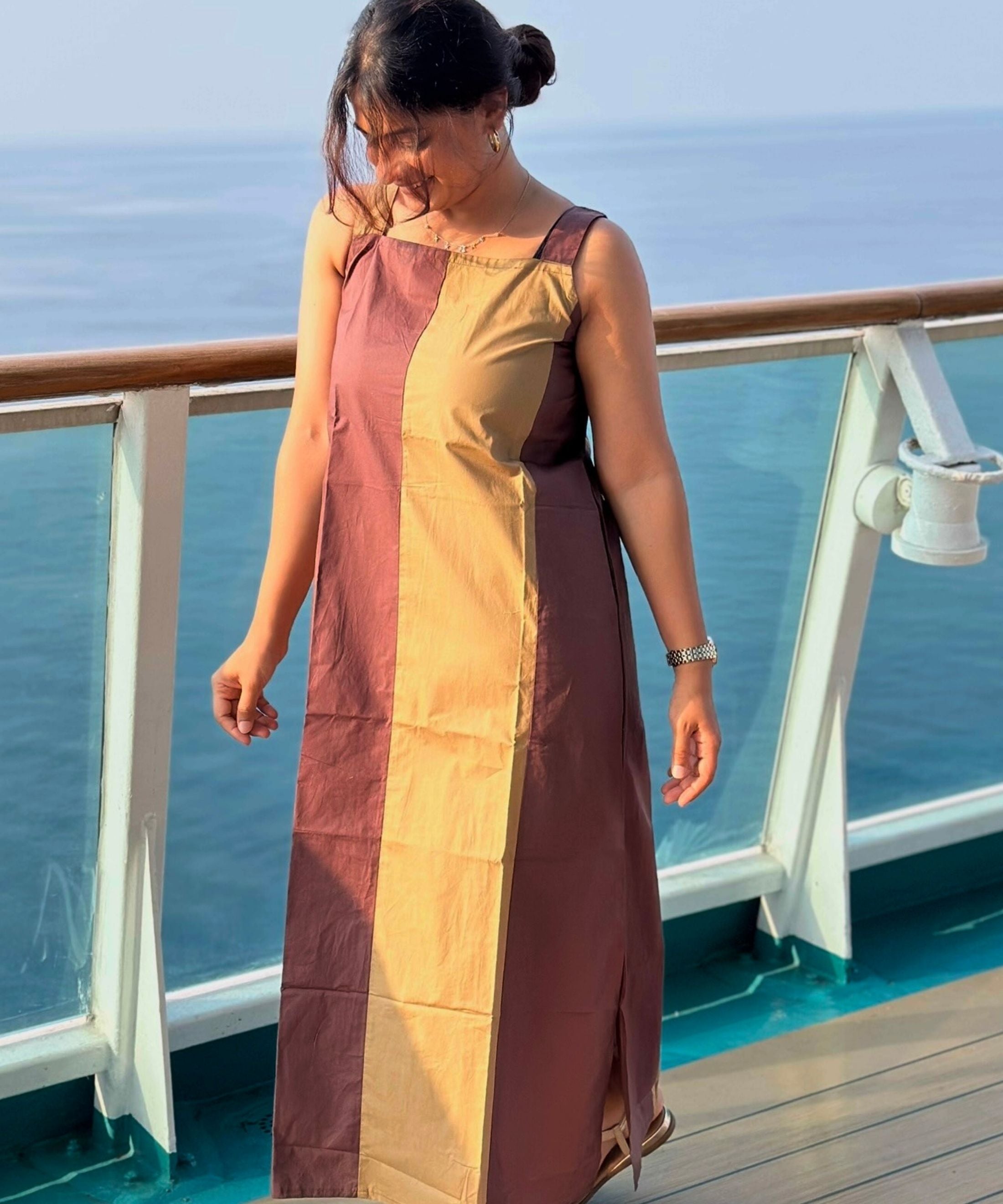 Mocha Khakhi Madisson Dress