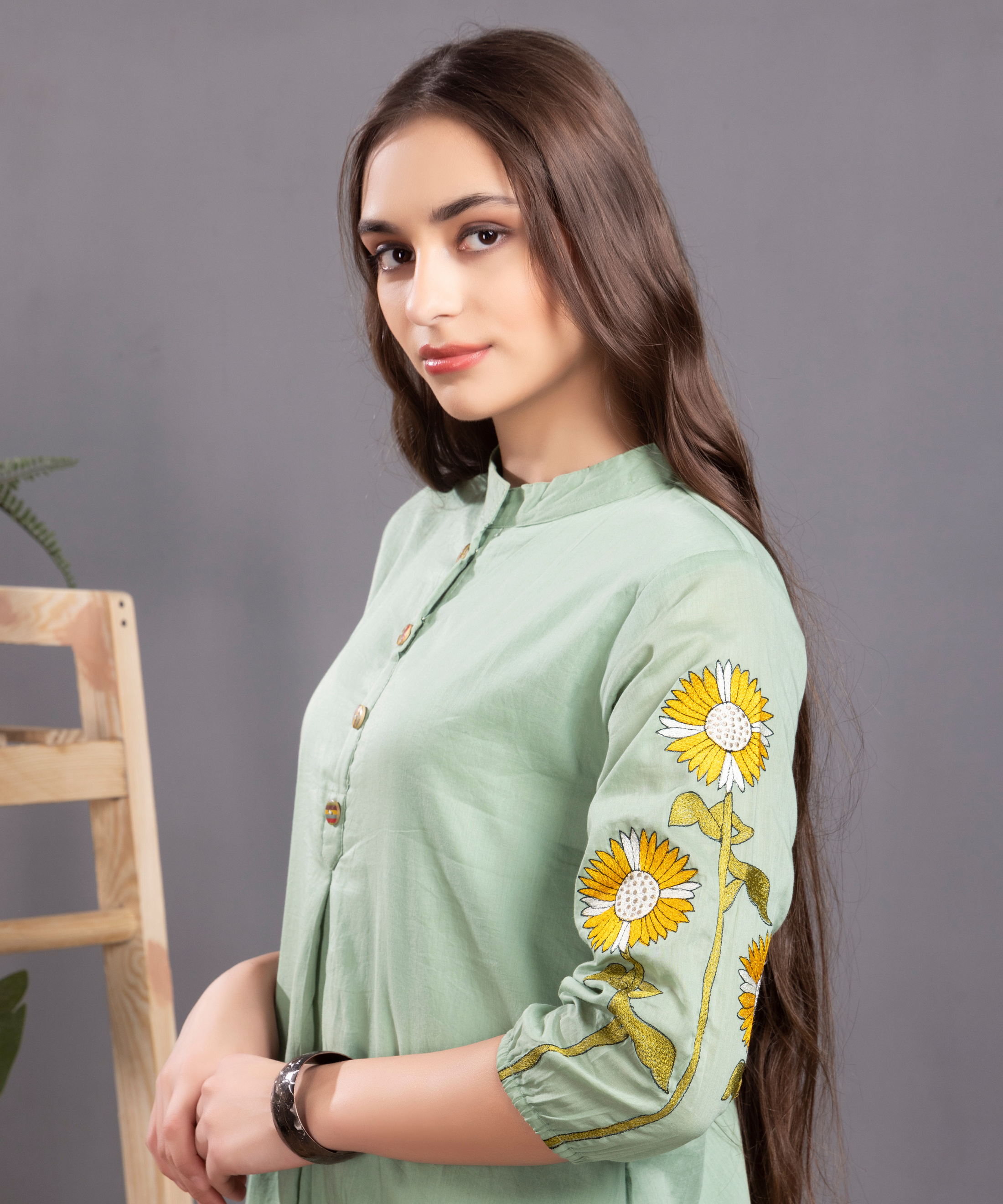 Sage Meadow Bloom Mul Dress