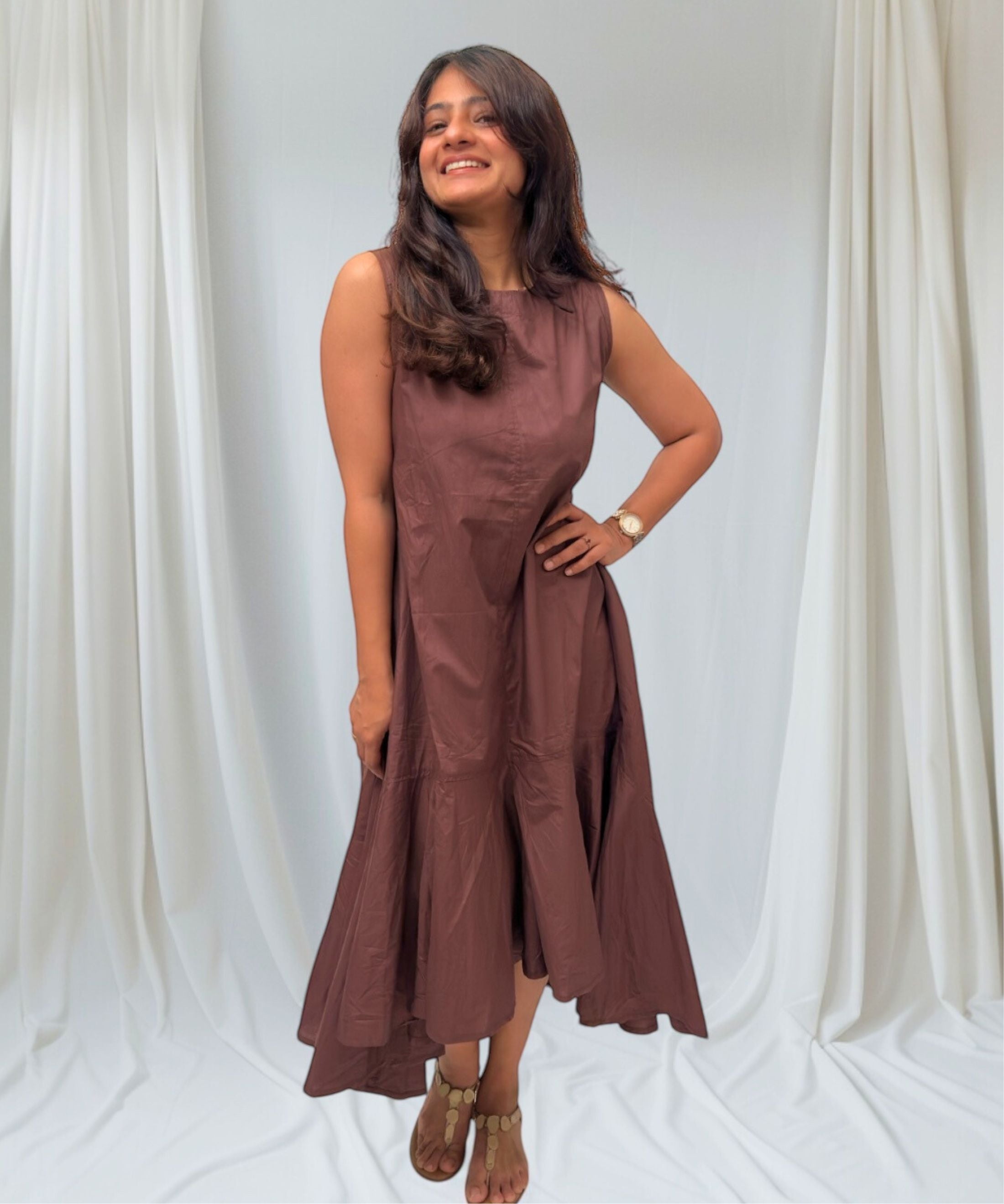 Florence Mocha Dress