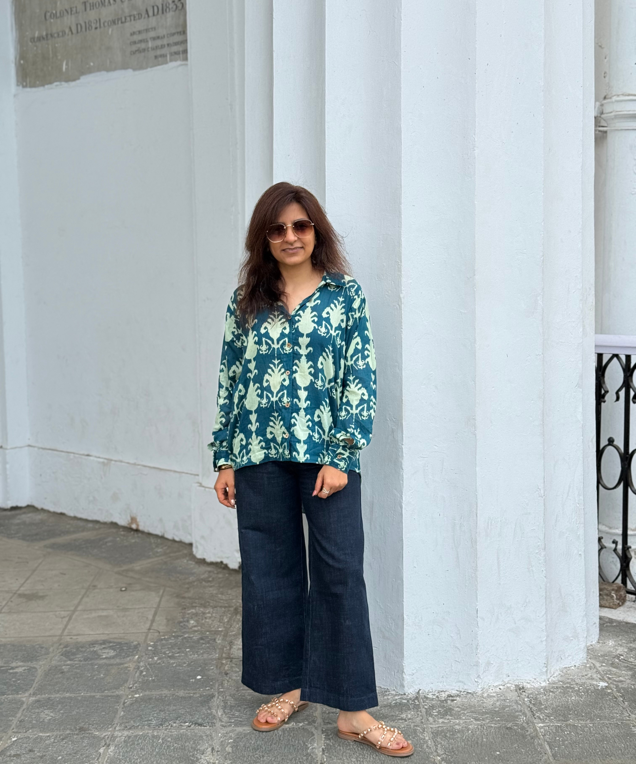 Aarya Green Shirt