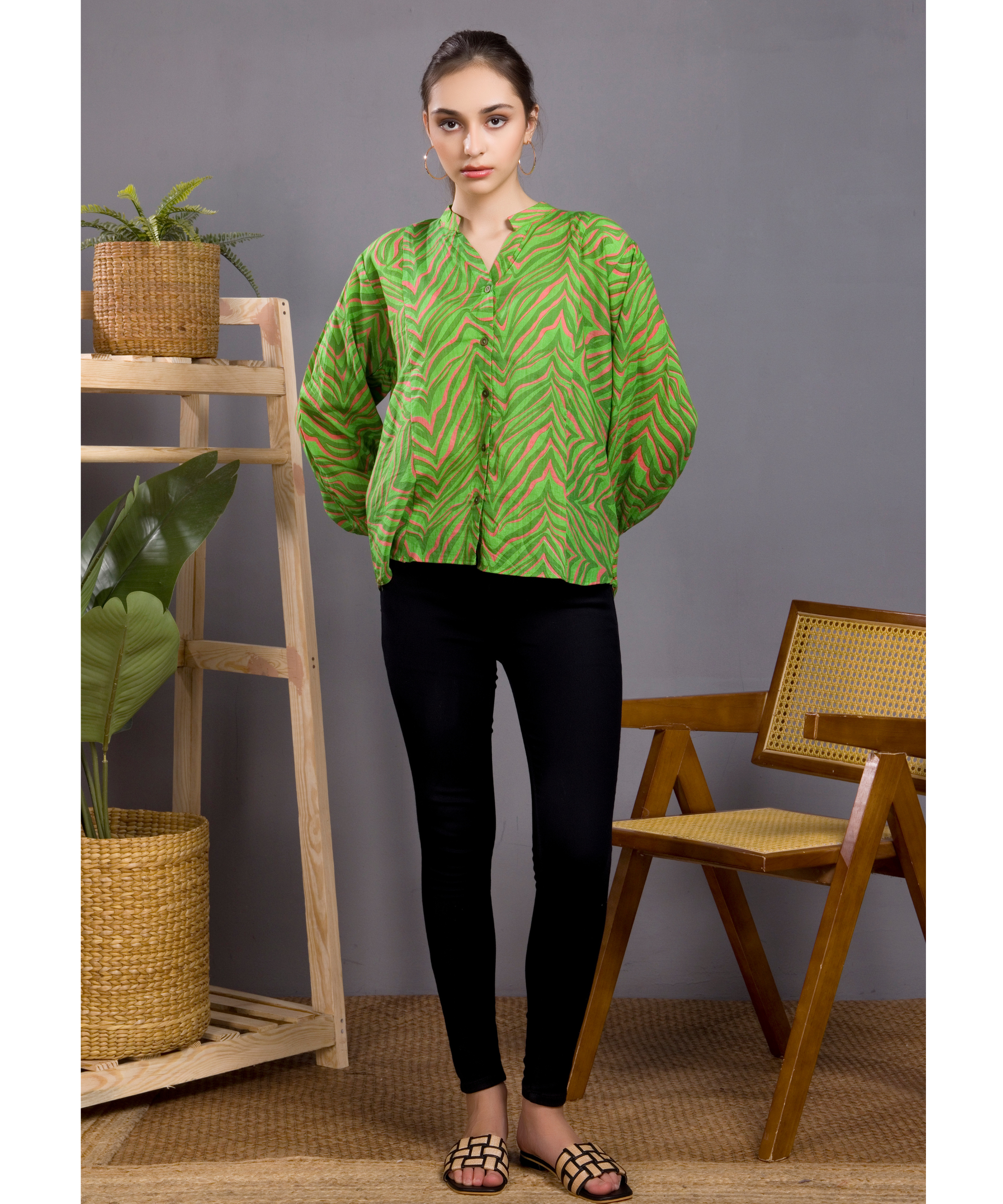 Green Zebra Shirt