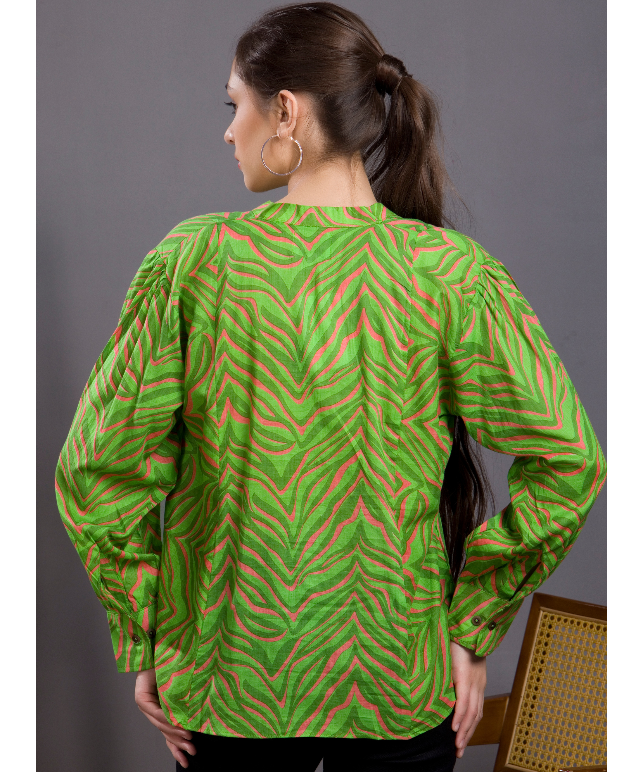 Green Zebra Shirt