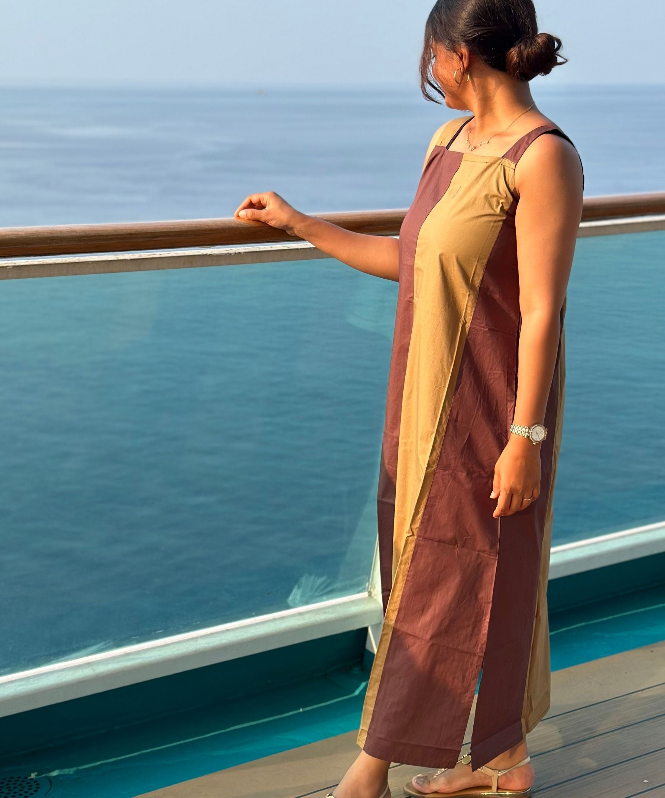 Mocha Khakhi Madisson Dress