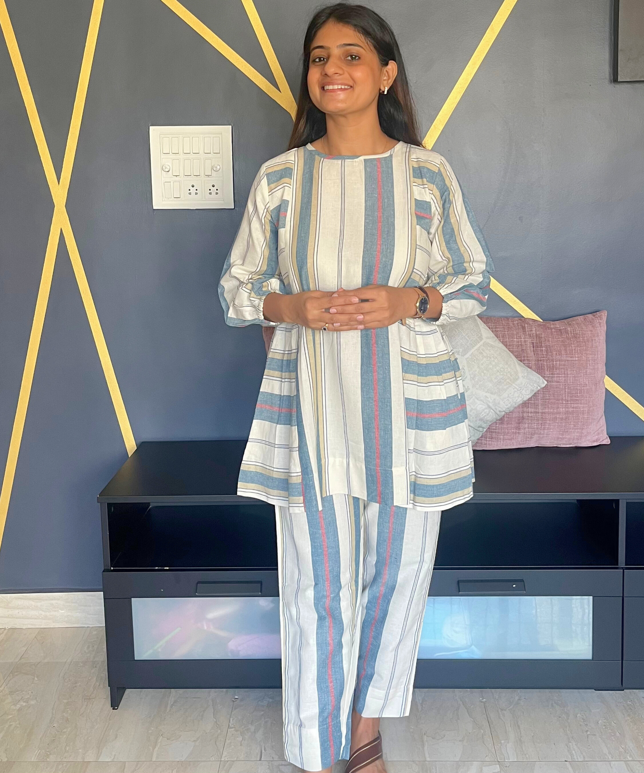 Amara Co-ord set Beige