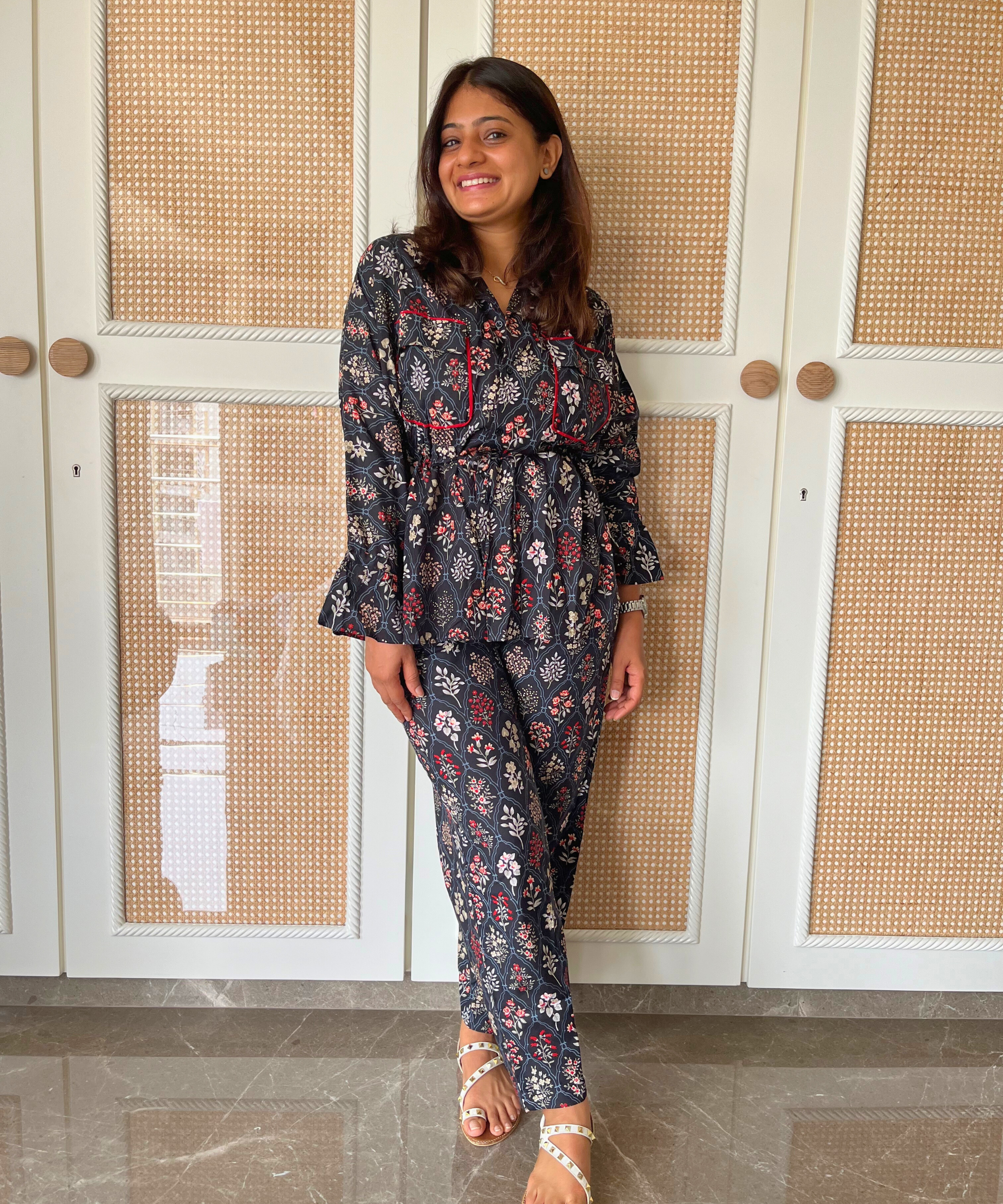 Iris Black co-ord set