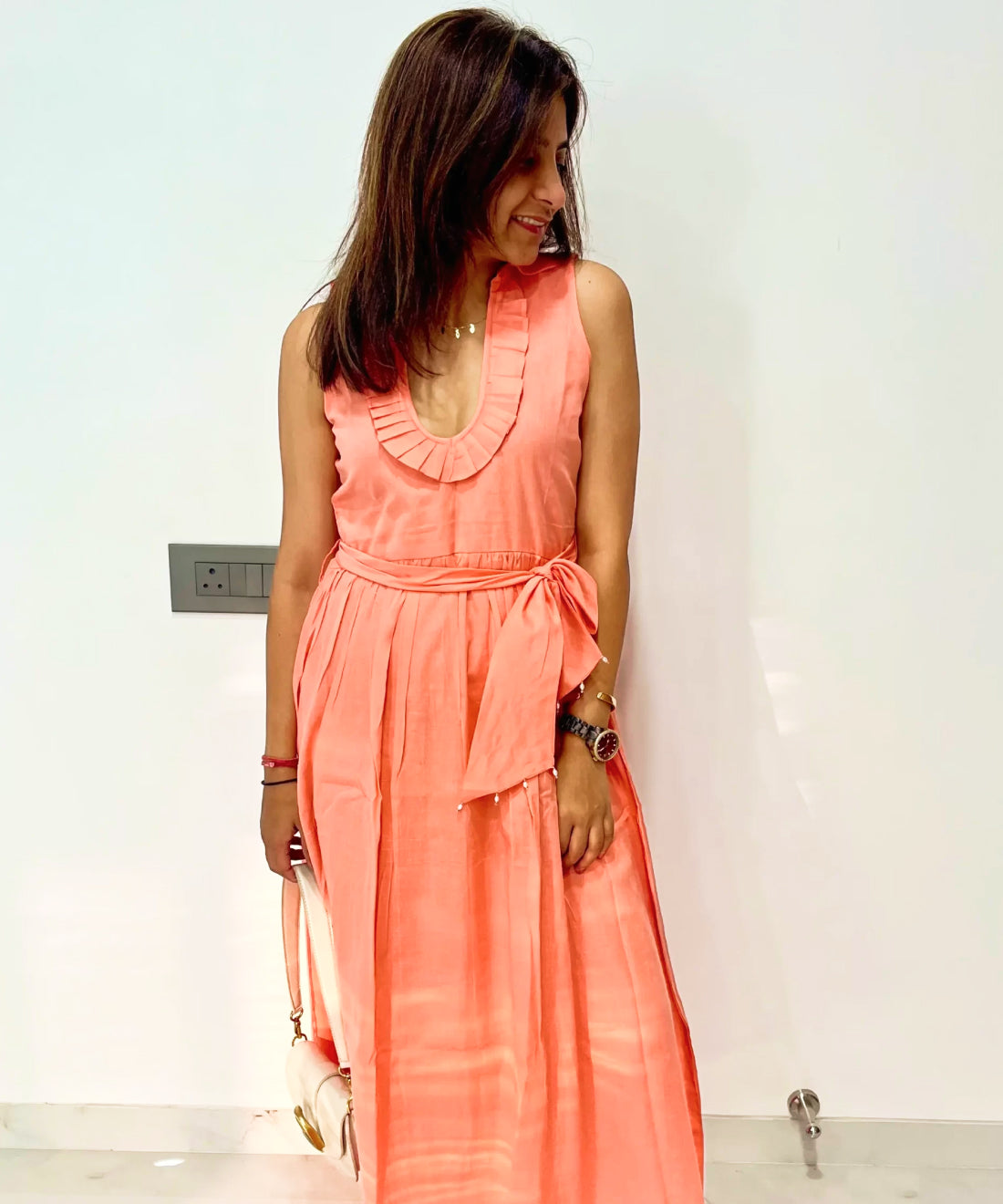 Peachy Summer Dress