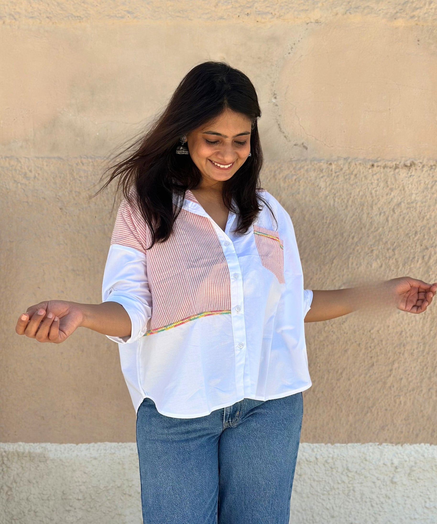 Blush Hour Poplin Shirt