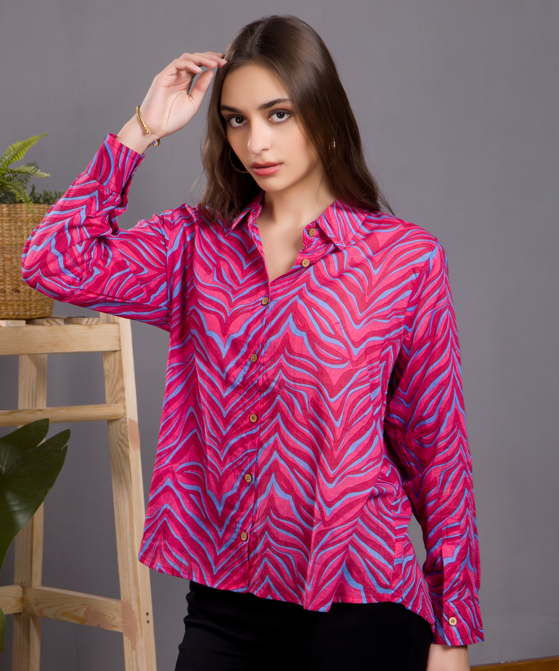Pink Zebra Shirt