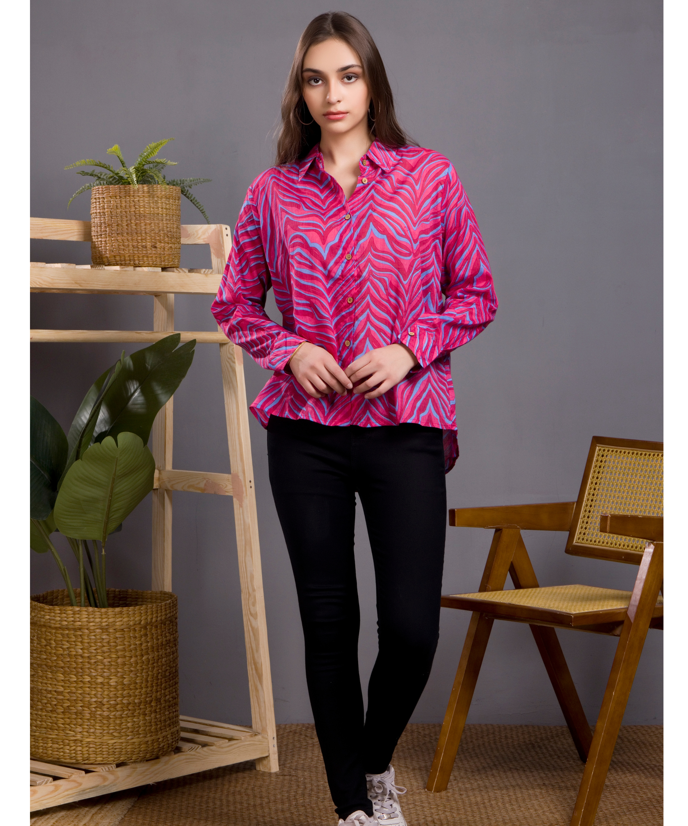 Pink Zebra Shirt
