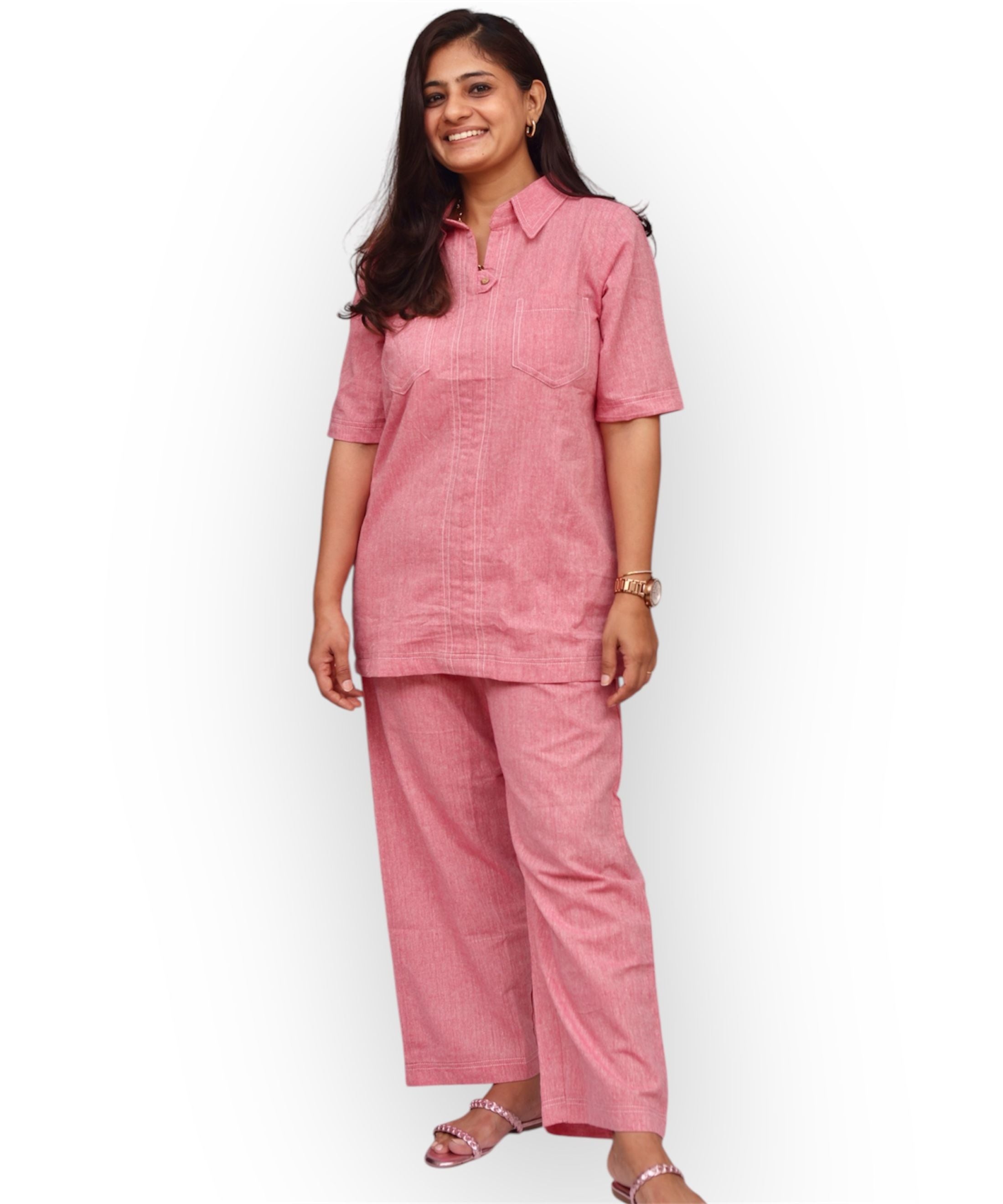 Zoe Co-ord Set Blush Pink