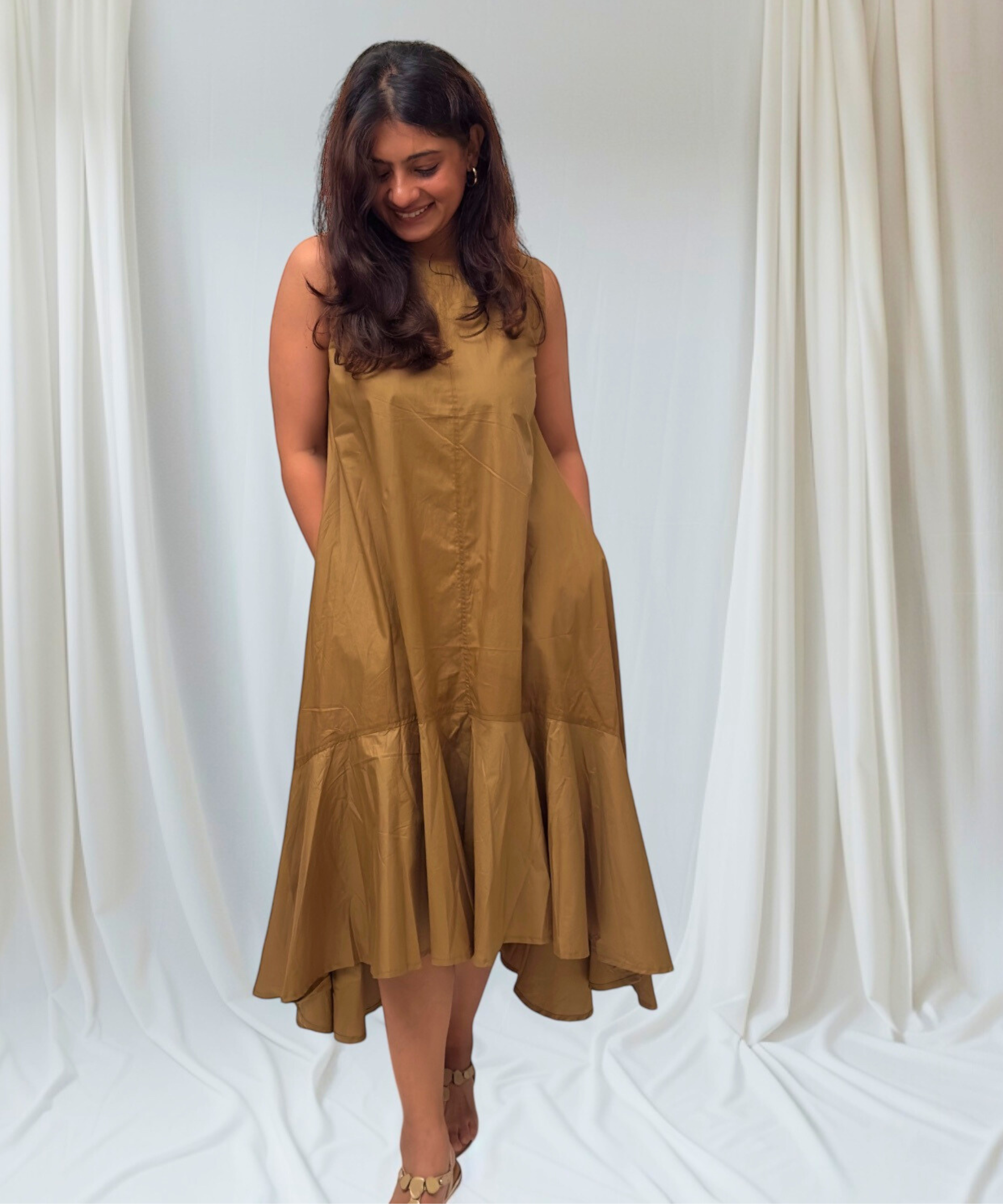 Florence Khaki Dress