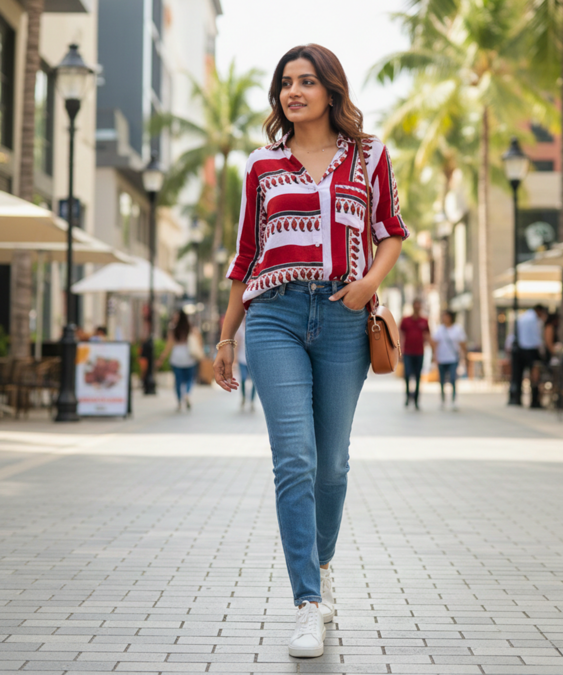 Red Paisley Mul Shirt