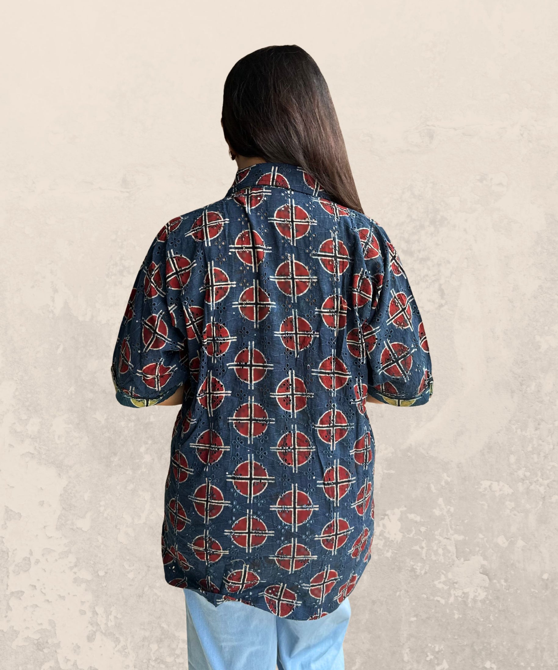 Hakoba Ajrakh Shirt