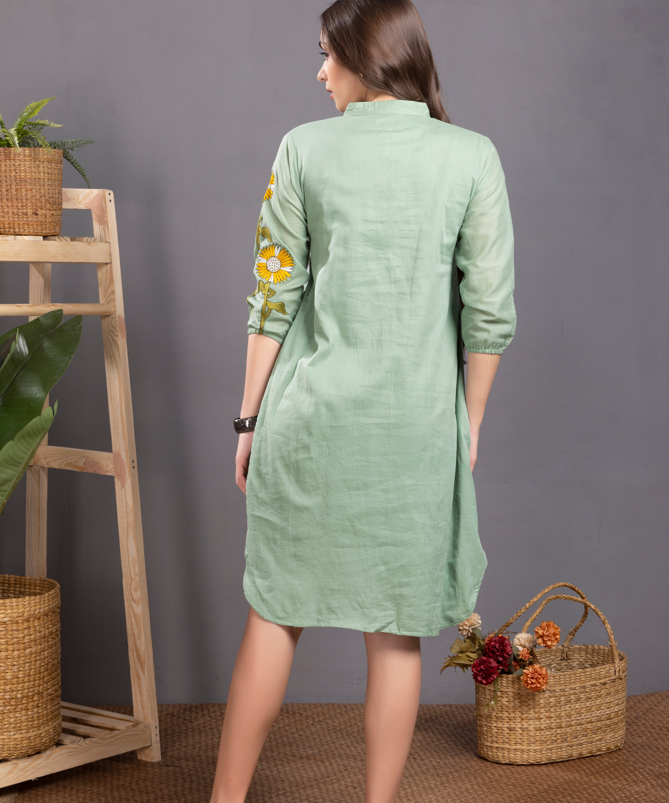 Sage Meadow Bloom Mul Dress