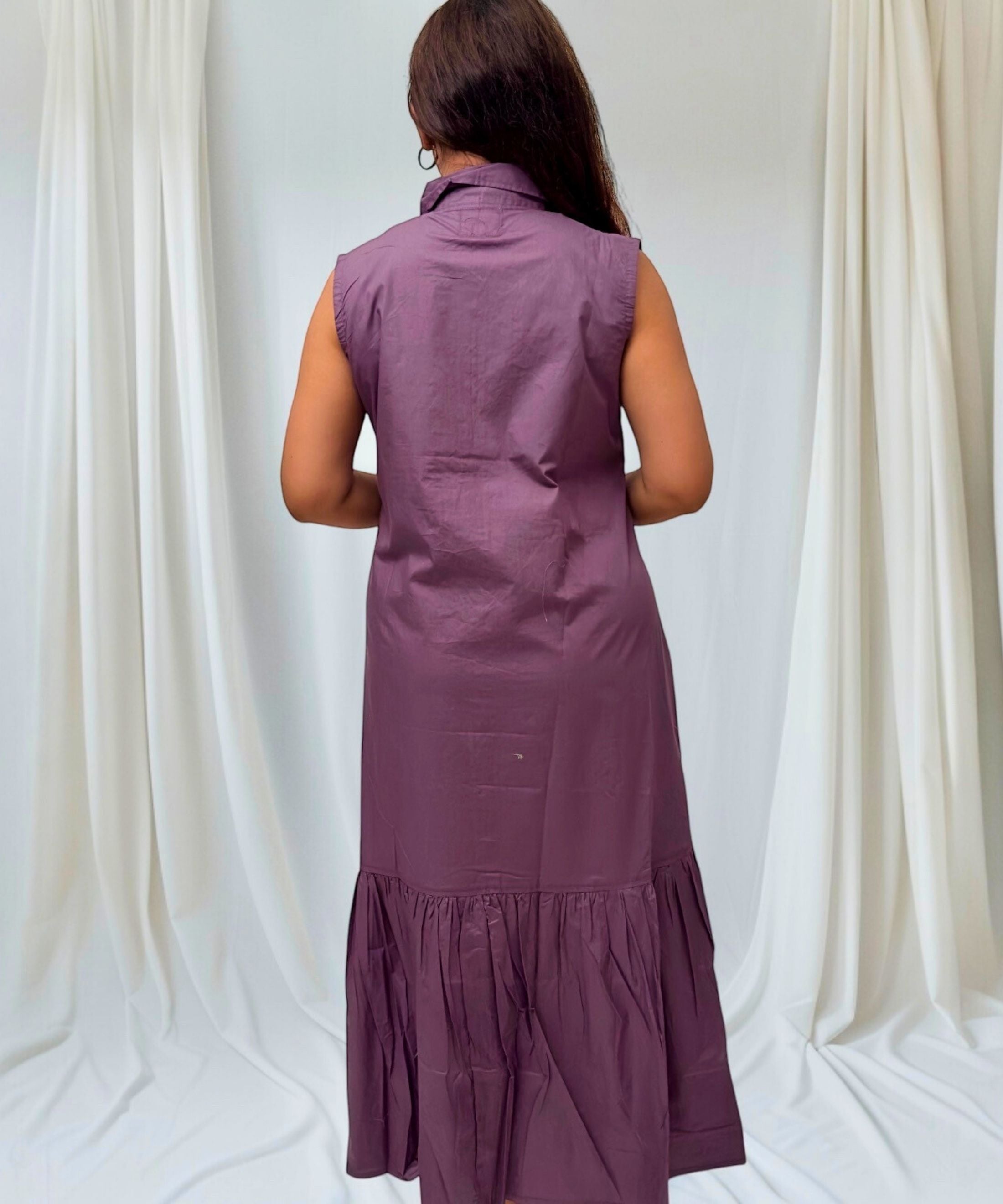 Purple Pocket Dress