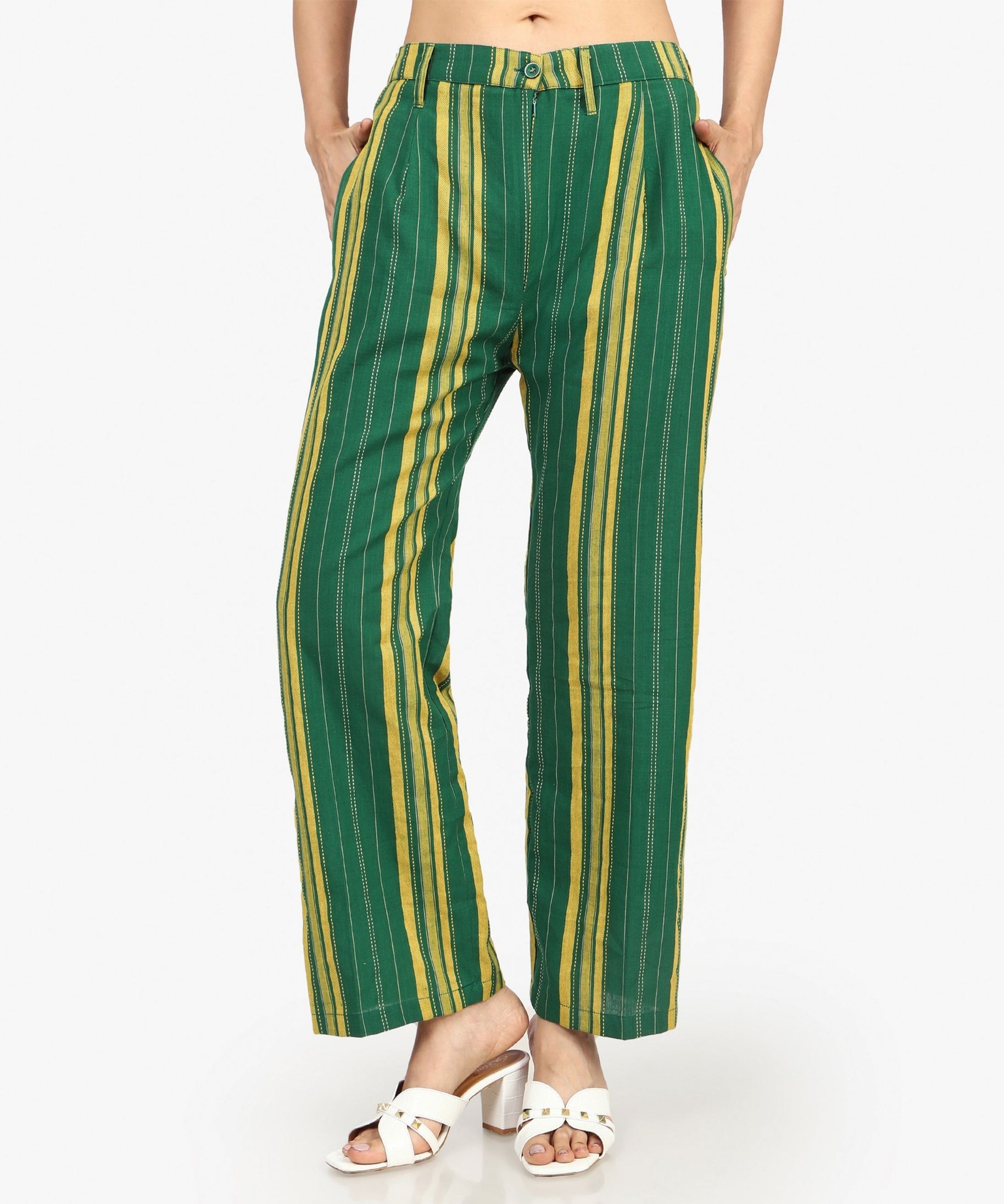 Green Vest Co-ord Set