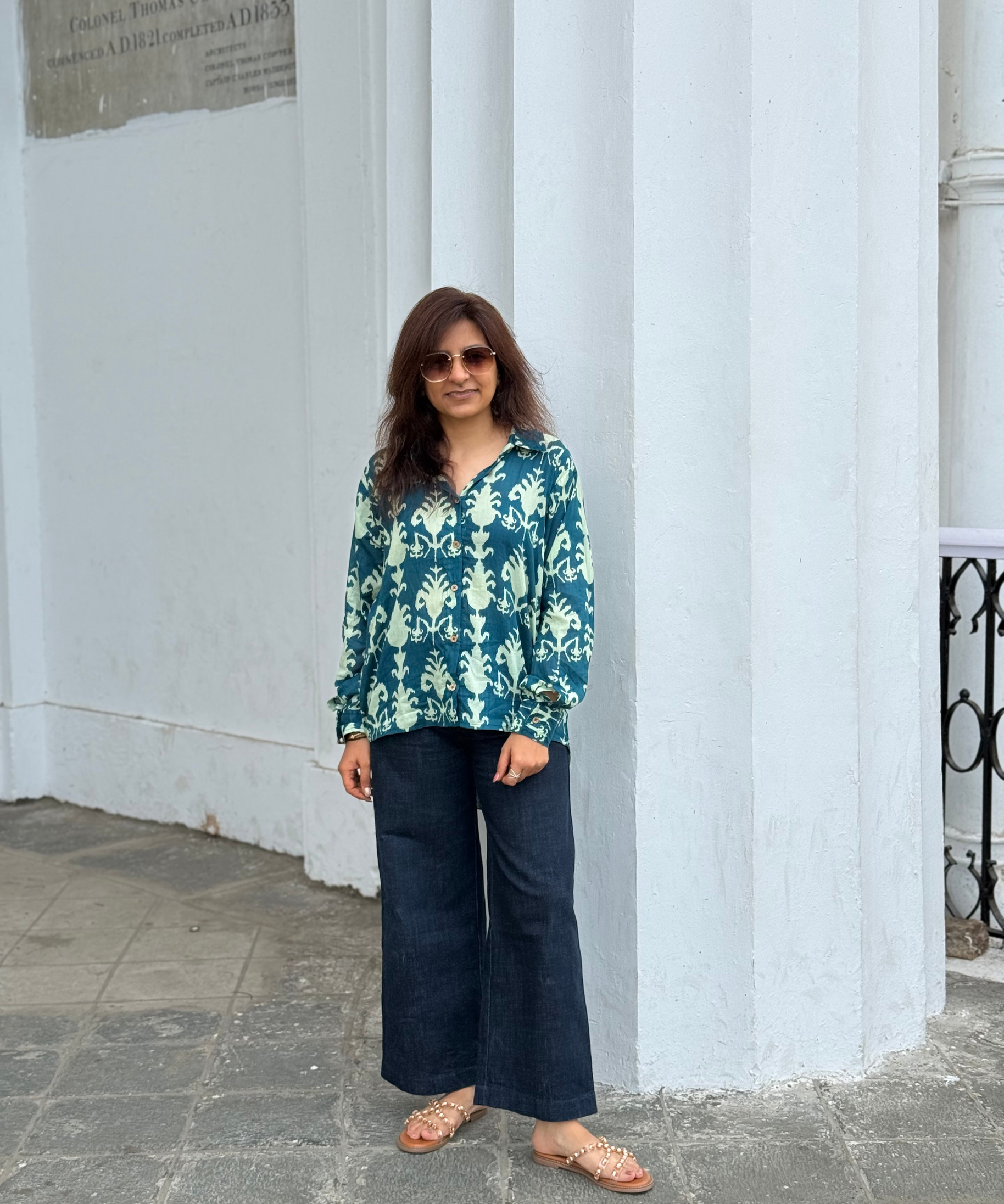 Aarya Green Shirt