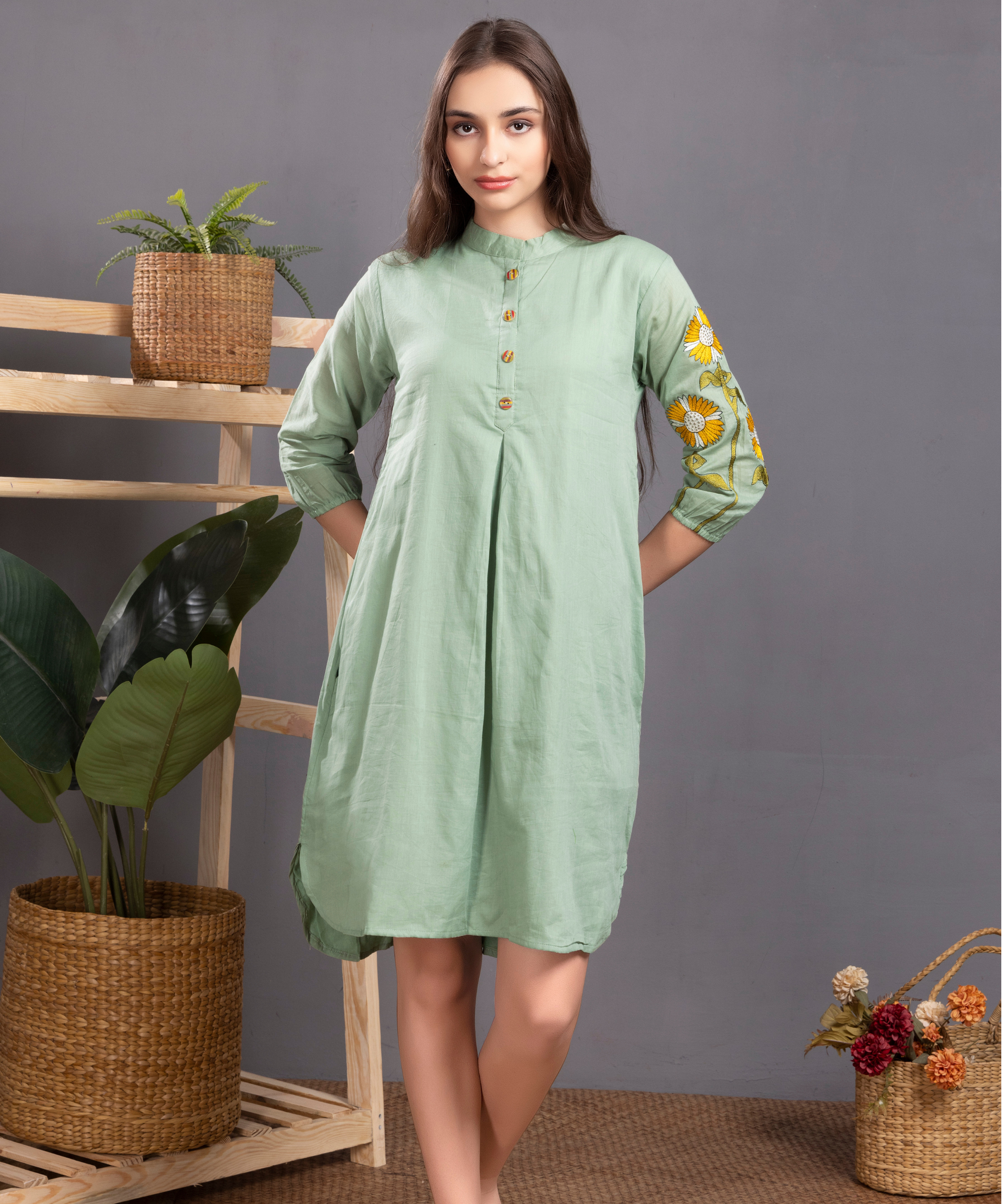 Sage Meadow Bloom Mul Dress