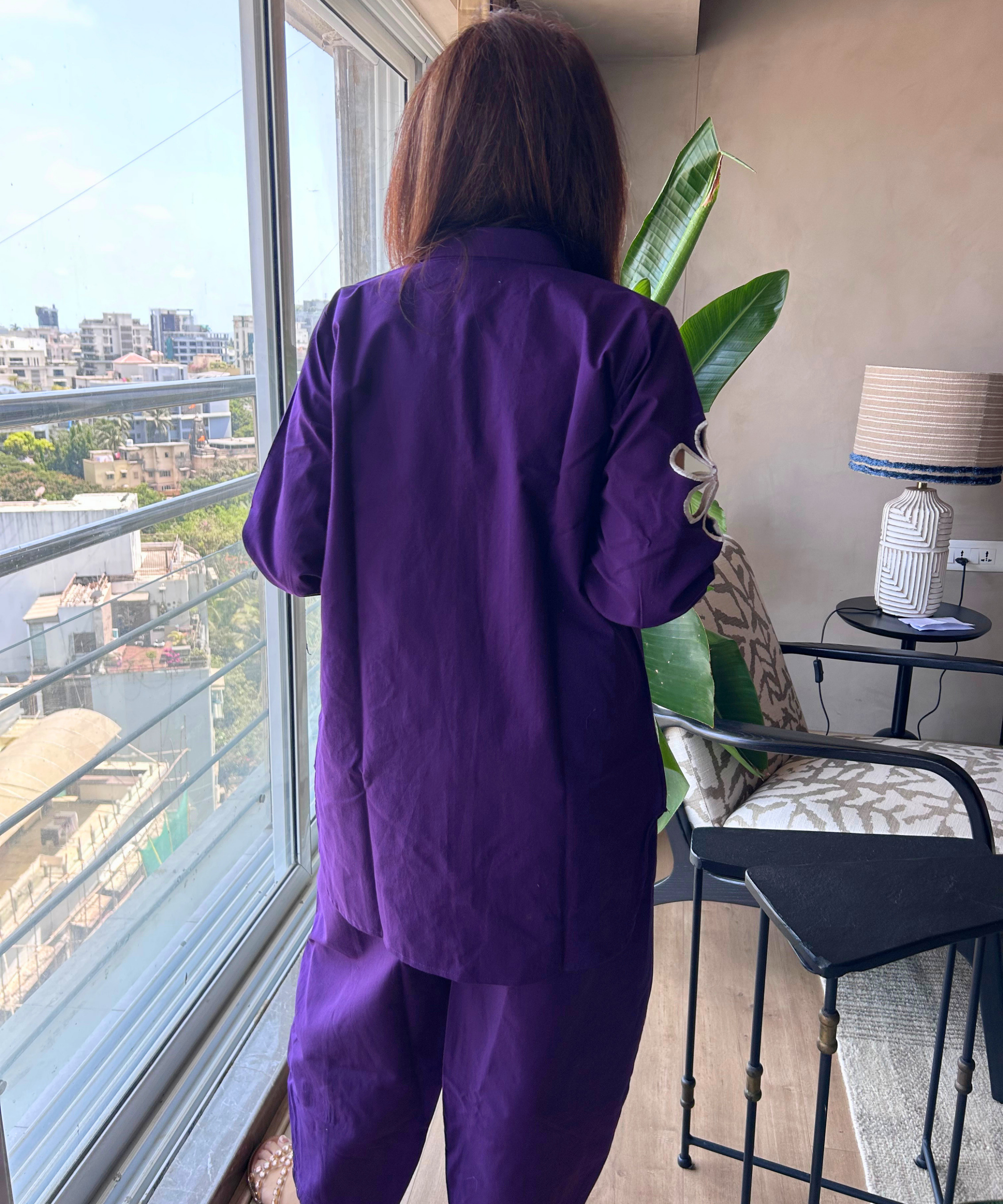 Violet Petals Co-ord