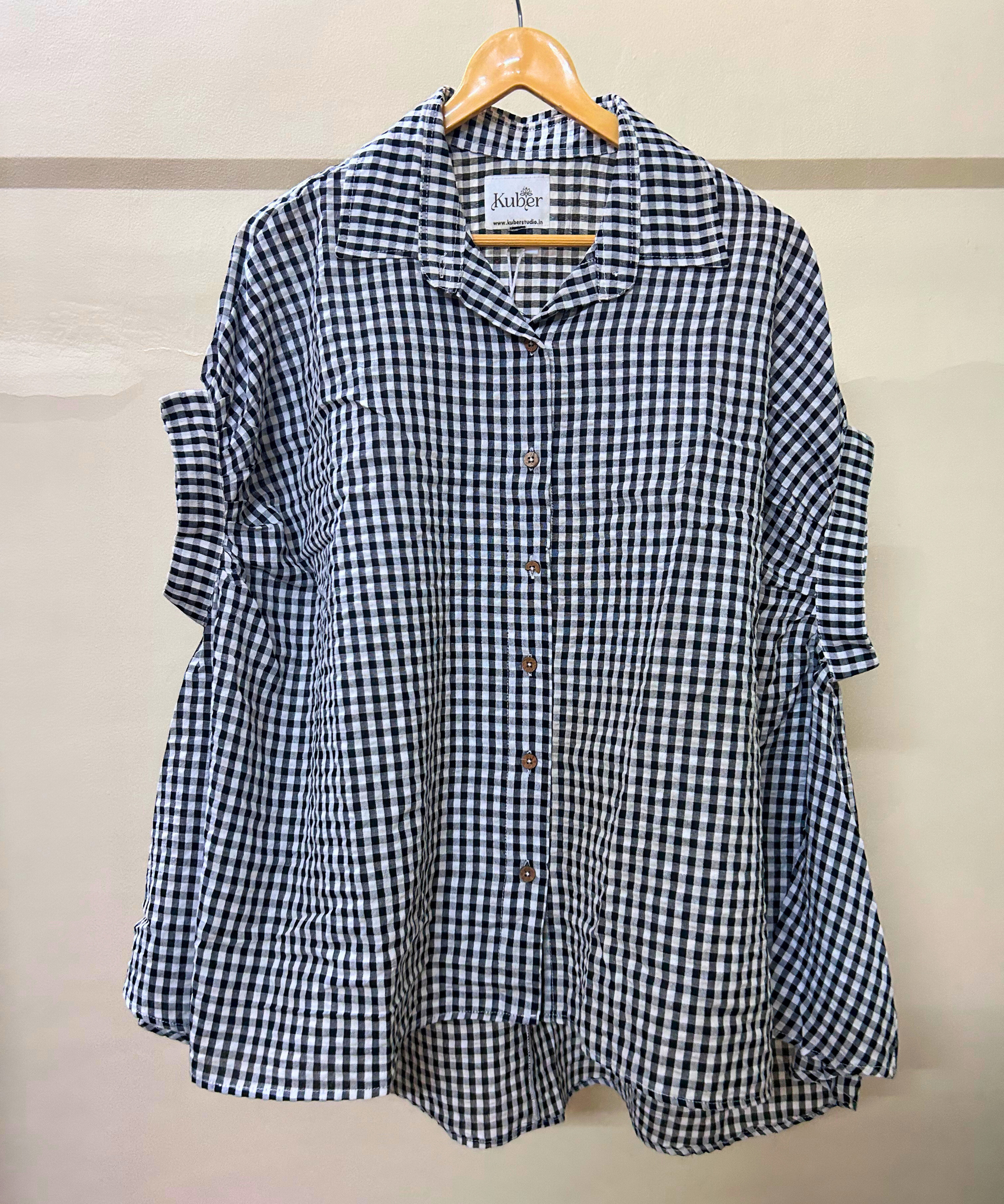 Ghingham oversized shirt