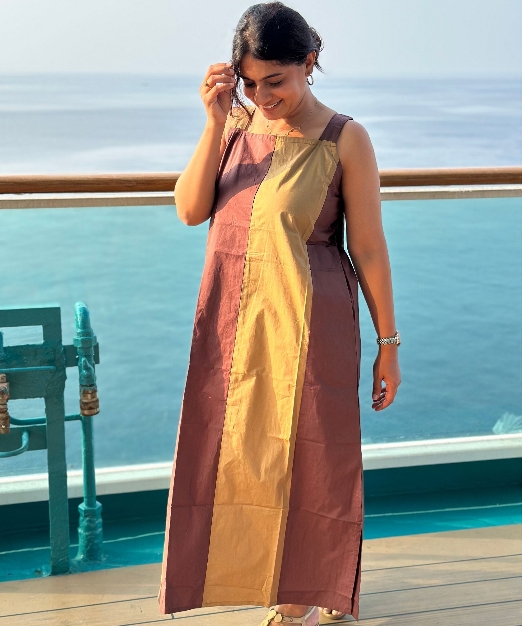 Mocha Khakhi Madisson Dress