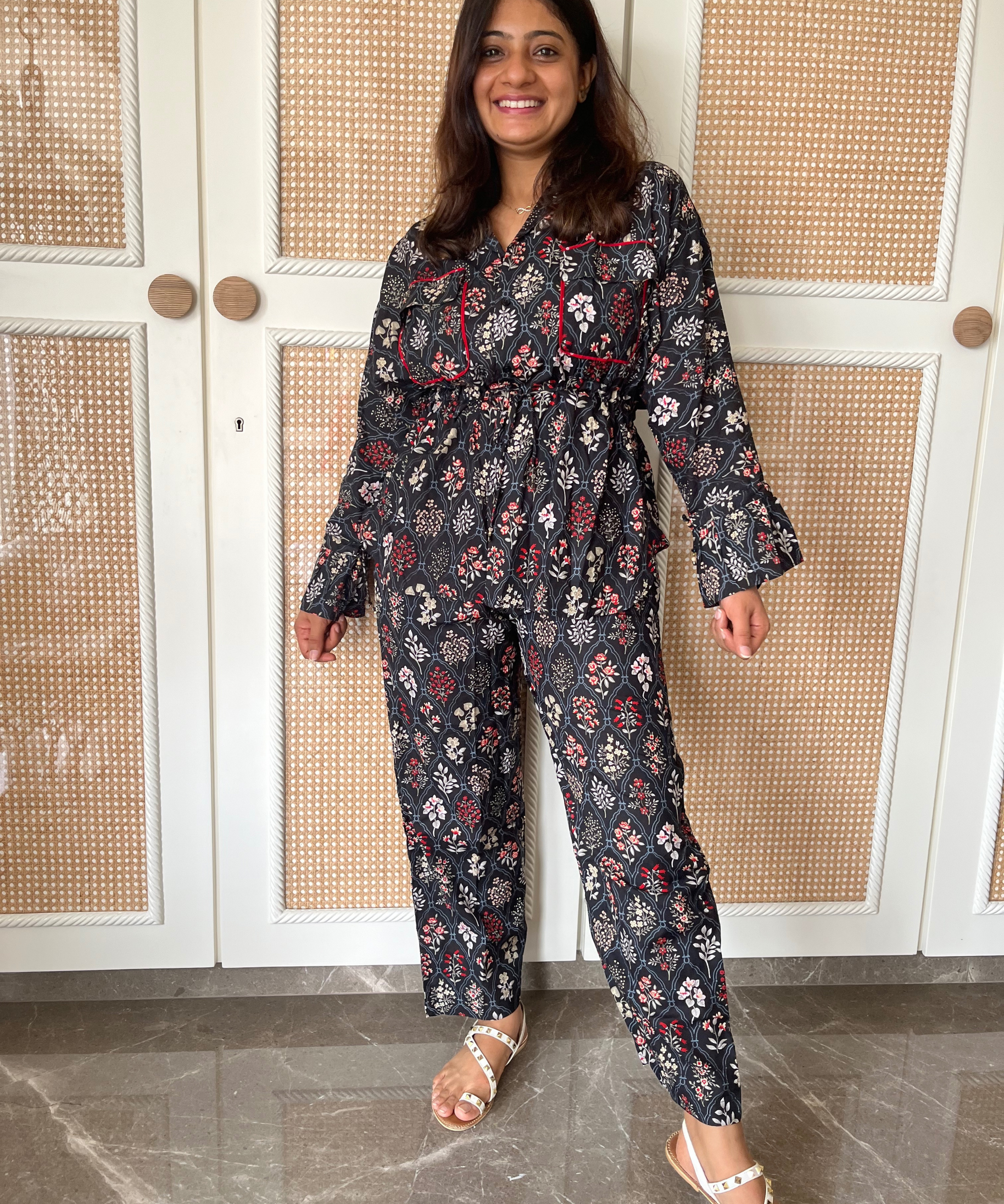 Iris Black co-ord set