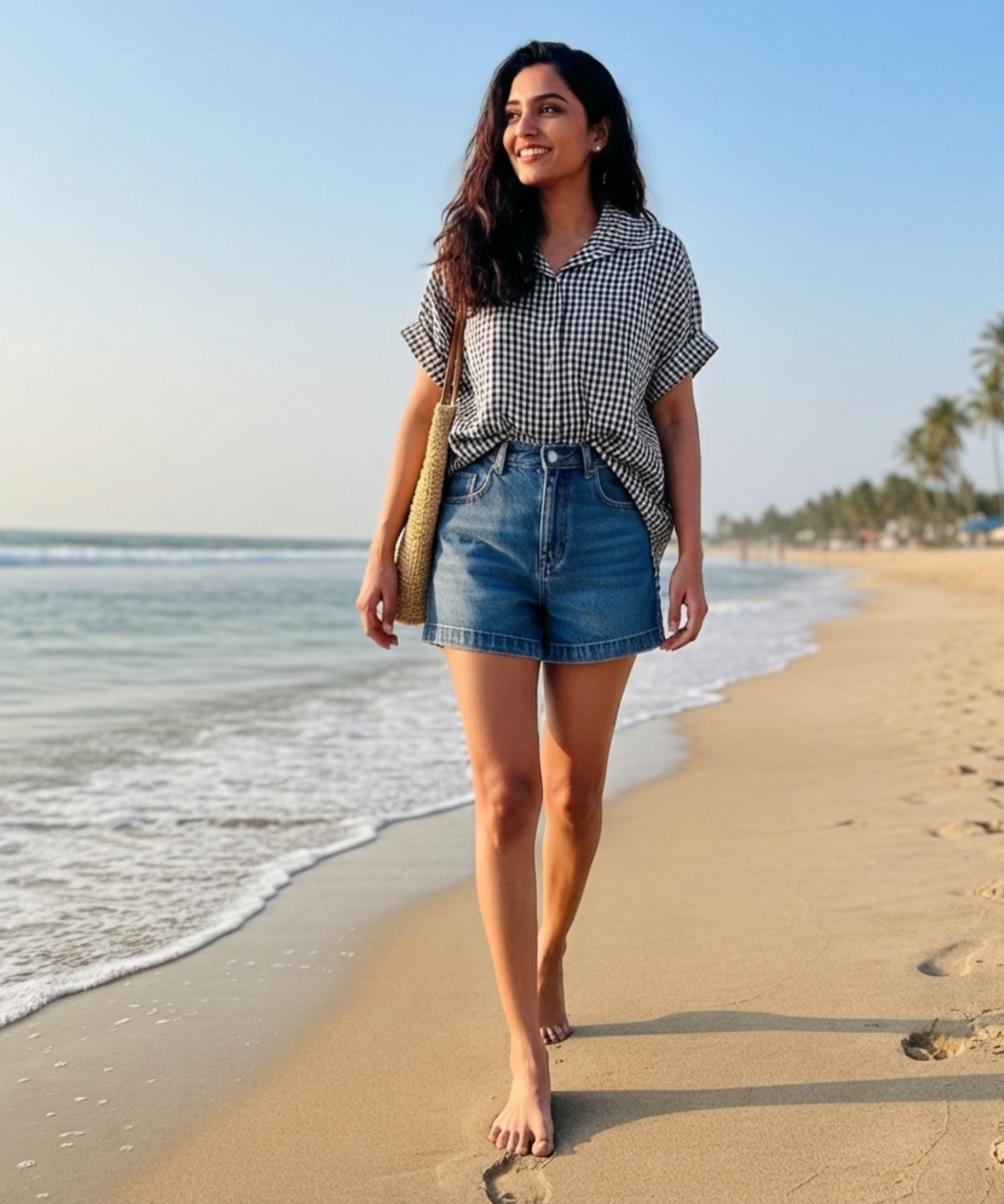 Ghingham oversized shirt